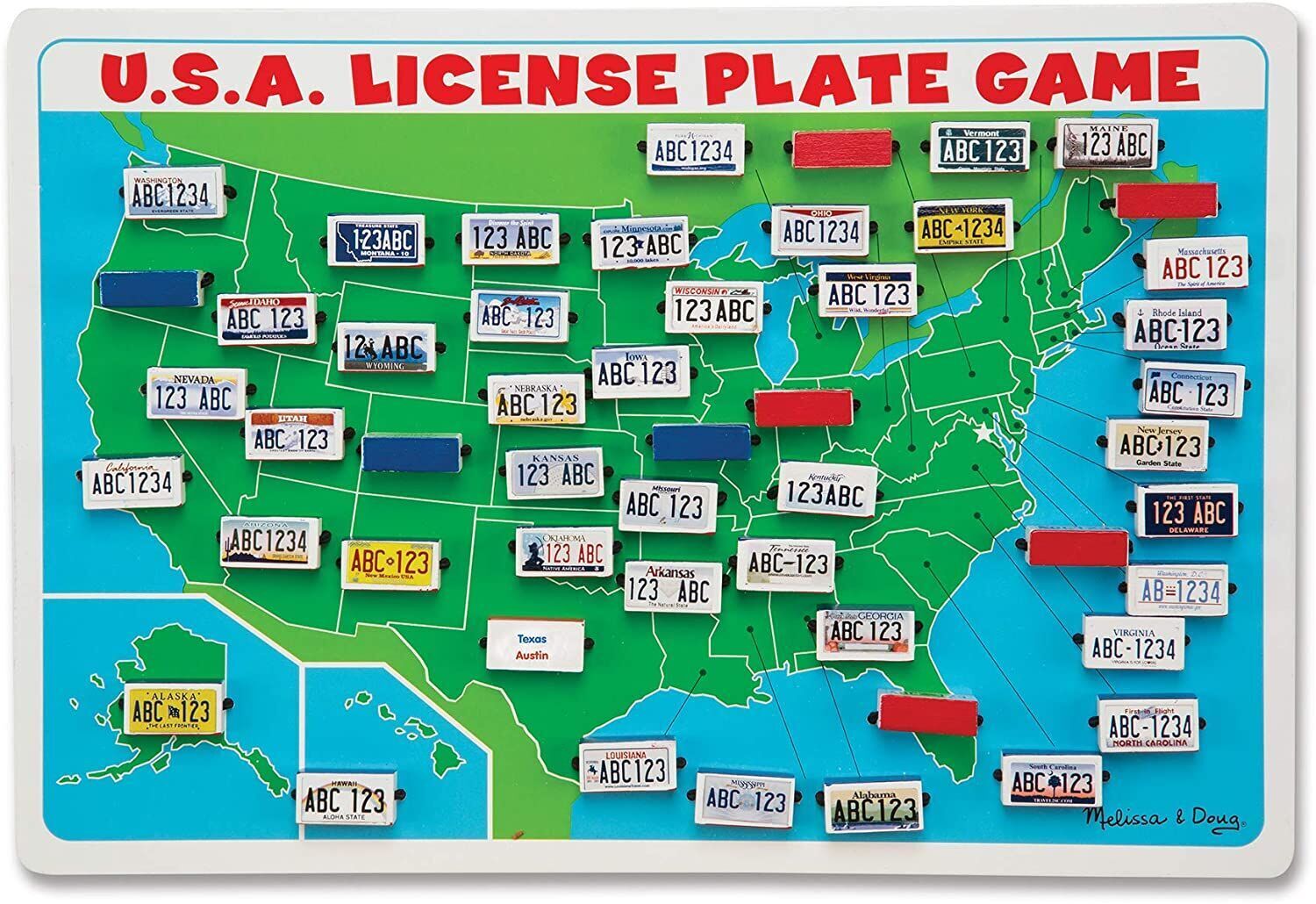 Melissa & Doug Travel License Plate Game